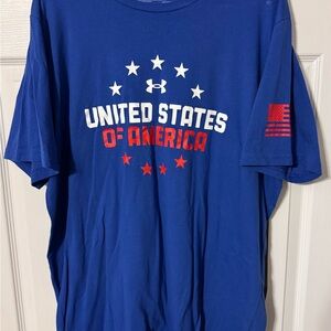 Under Armour Freedom Blue USA Stars T-Shirt